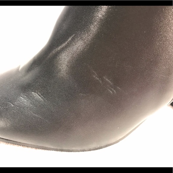 Attitude Faux Leather Heeled Boots Size 8 - Picture 7 of 10